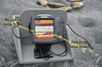 Humminbird 788 Shows Panfish In Winter